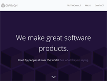 Tablet Screenshot of caphyon.com
